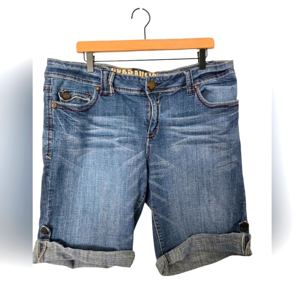 Hydraulic Women's Blue Denim Shorts Size 20w